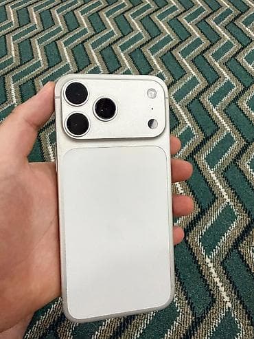 11 iphone pro max: IPhone 17 Pro Max, Б/у, 256 ГБ, Белый, Кабель, 99 % — 1