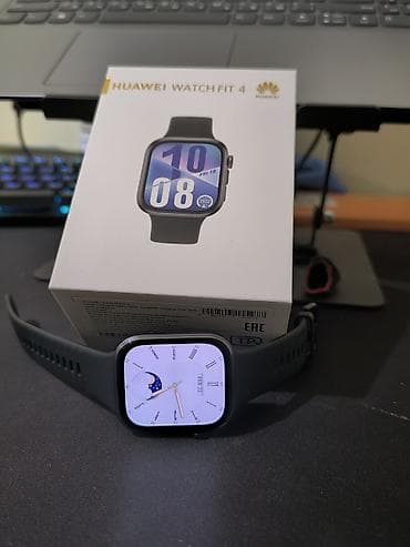 HUAWEI Watch Fit 4 — умные часы с большим прямоугольным дисплеем и