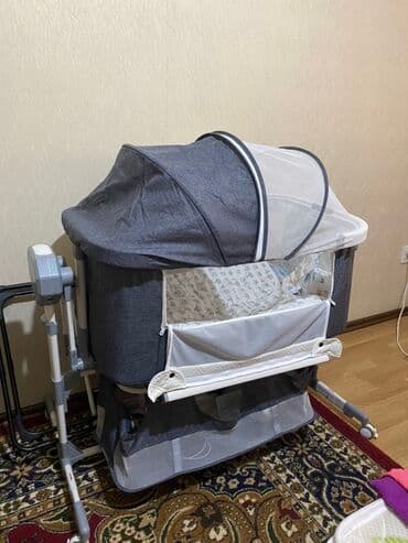 гнездо для новорожденных: Электронная колыбель-качалка для новорождённого с функцией бокового — 3