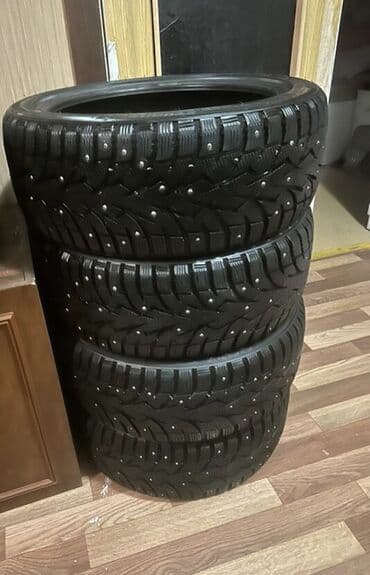 полики ворсистые: Шины 195 / 45 / R 16, Зимняя шипованная, Б/у, Комплект, Легковые, Yokohama — 3