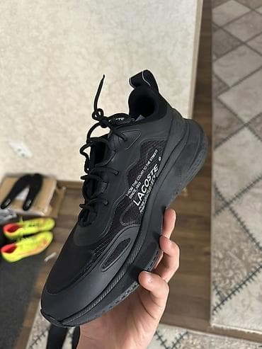 Мужские кроссовки, 43, Lacoste, Новый, цвет - Черный, Самовывоз, Бесплатная доставка