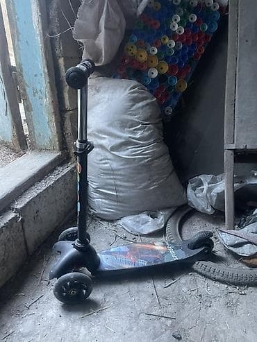 Детские самокаты: Детский самокат, Трёхколёсный, Б/у — 2