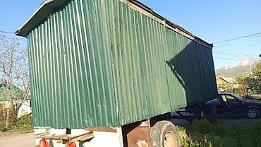 вагон жилой утеплённый: Передвижная бытовка/вагончик на колёсном шасси. - Корпус обшит — 3