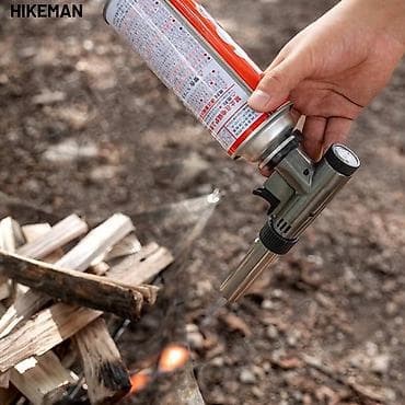 Спорт жана хобби: 🟠 Ручная газовая горелка Hikeman с пьезоподжигом 🟠 ⠀ Горелка Hikeman — 7