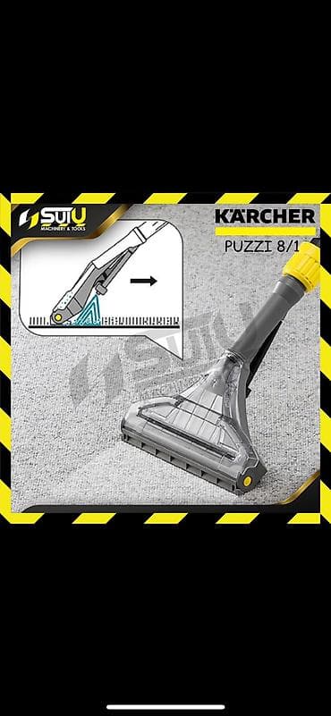 puzzi 81: Пылесос, Karcher, Моющий, Сухая, Паровая, Влажная, Контейнер, Мешок, Фильтр для воды — 7