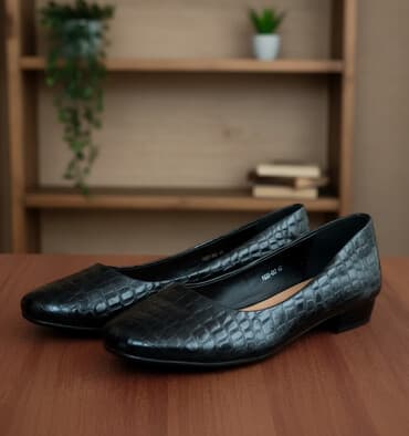 женские брендовые туфли недорого: Балетки/лодочки женские, классические (Китай) - Цвет: черный - — 1