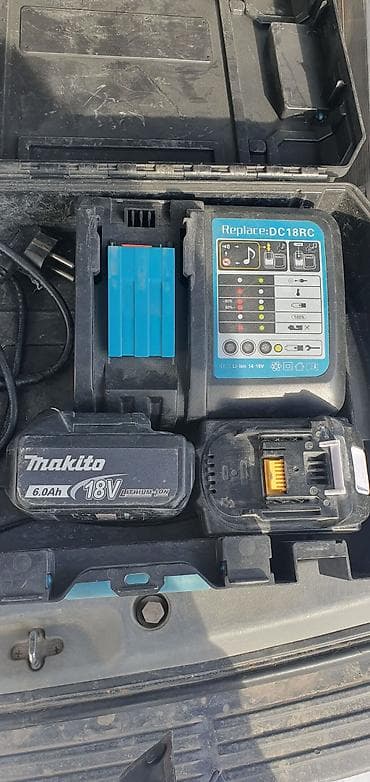 Makito Зарядное устройство и аккумулятор для электроинструмента 18V