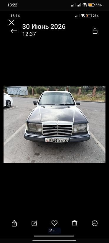 Mercedes-Benz W124: 1992 г., 2.3 л, Механика, Бензин, Седан at lalafo.kg Mercedes-Benz W124: 1992 г., 2.3 л, Механика, Бензин, Седан