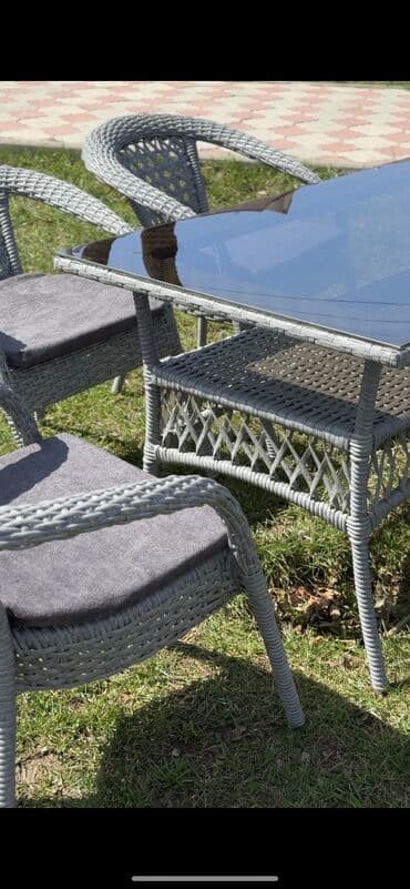 комплект садовой мебели: Комплект садовой мебели, Ротанг — 10