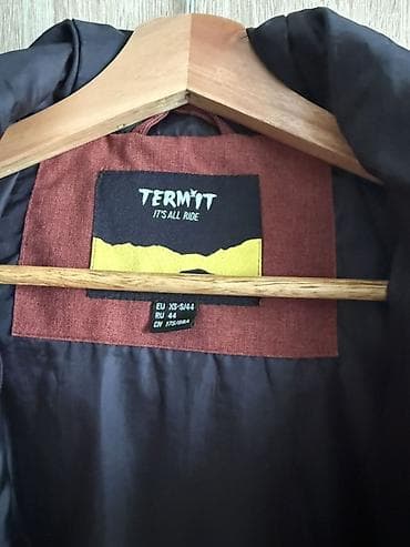 куртка демисезонная: Куртка Termit (TRMT) с капюшоном - Цвет: терракотово-бордовый меланж — 4