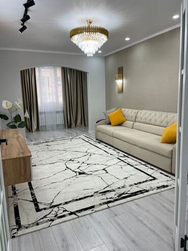 келечек квартира керек: 3 комнаты, 83 м², Элитка, 1 этаж, Дизайнерский ремонт — 1