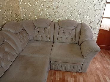 Офисная мебель: Угловой диван, C подушками — 2