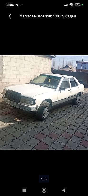 Mercedes-Benz 190: 1985 г., 2 л, Бензин, Седан — 3