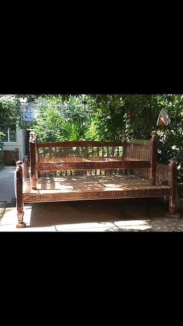 кованные скамейки: Тапчан 3 x 250 x Дерево — 4
