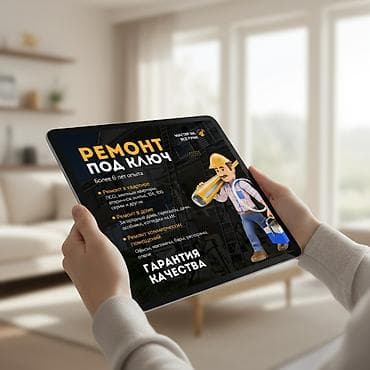 Ремонт под ключ | Офисы, Квартиры, Дома Больше 6 лет опыта at lalafo.kg Ремонт под ключ | Офисы, Квартиры, Дома Больше 6 лет опыта