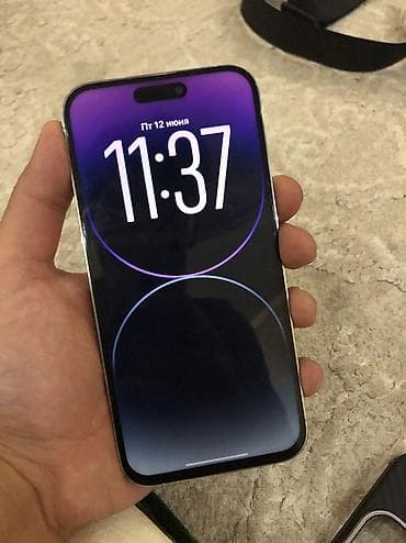 apple iphone 13 pro max: IPhone 14 Pro Max, Б/у, 256 ГБ, Белый, 100 % — 1
