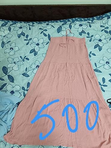 платье летние: Женская одежда, несколько позиций: 1) Платье красное с мелким — 5