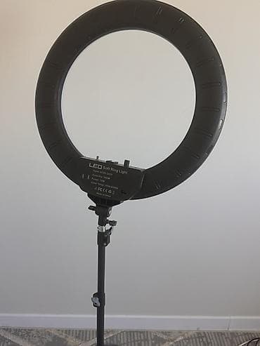 Кольцевая светодиодная лампа на стойке. 56см - Тип: LED Soft Ring