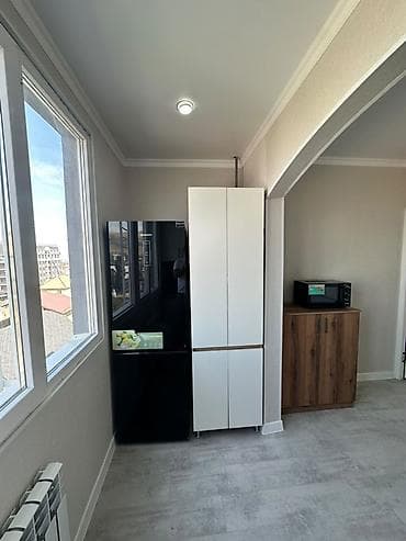 tophouse: 1 комната, 109 м², Киргизия 1 106 серия улучшенная, 6 этаж, Свежий ремонт — 6