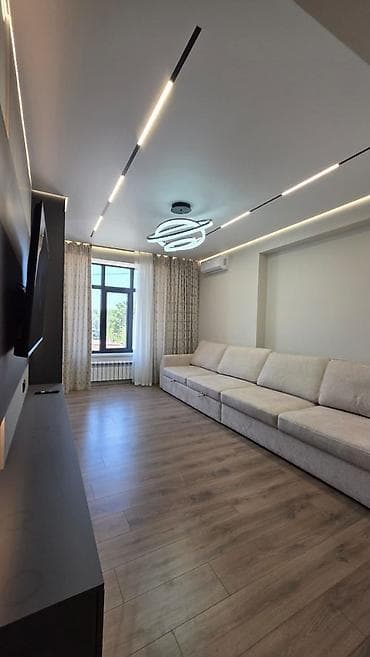 Недвижимость: 2 комнаты, 77 м², Джал мкр (в т.ч. Верхний, Нижний, Средний) Элитка, 2 этаж, Дизайнерский ремонт — 4