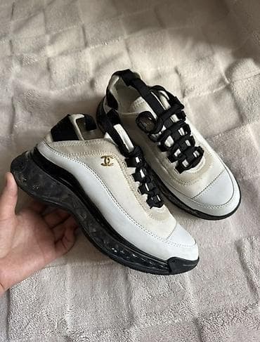 Кроссовки, 36.5, 37, Chanel, Б/у, цвет - Белый