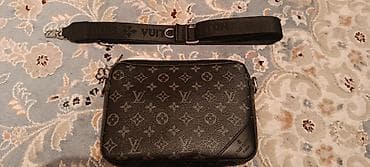 Аксессуары: Барсетка, Louis Vuitton, Материал: Комбинированный материал, Съёмный ремень, Новый — 1