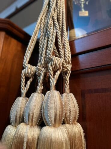 детская краватка: Декоративные подхваты для штор с кистями (набор) 6 штук, брали с — 12