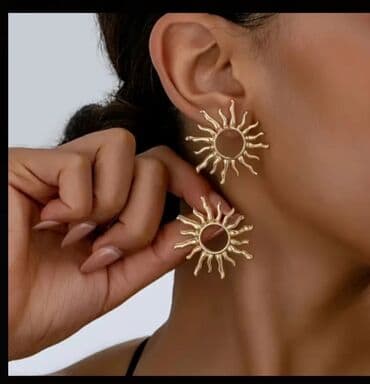 свадебные платья для покрытых: Серьги — 1