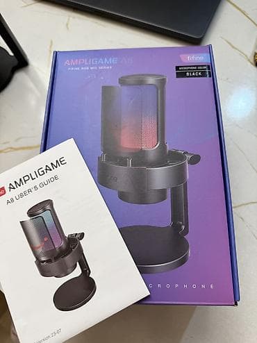 звуковой: USB-микрофон Fifine AmpliGame A8 (цвет Black) Основные особенности: - — 2