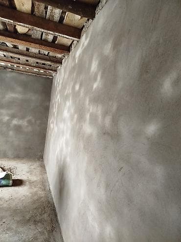 ремонт стены: Штукатурные работы по стенам и откосам - Выравнивание стен по маякам — 2