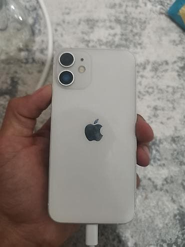 купить умные детские часы в бишкеке: IPhone 12, Б/у, 64 ГБ, Белый, Кабель, 77 % — 2