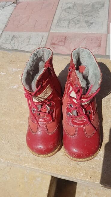 Сапожки детские (зима). Натуральный мех и кожа. Ортопедические, размер