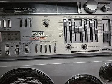 динамик пионер: Ретро магнитола/бумбокс Toshiba BomBeat WX-1 (модель RT-S983) — 3