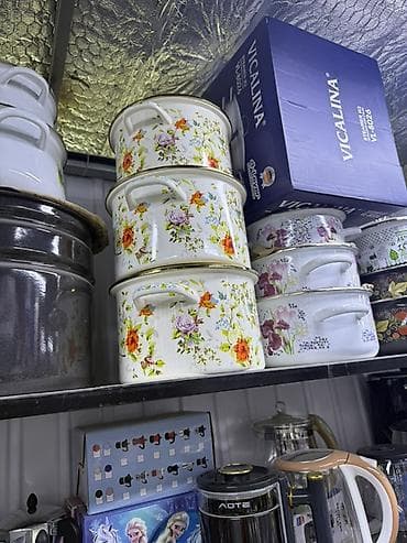 Эмалированные кастрюли и баки Vicalina - Наборы и отдельные кастрюли