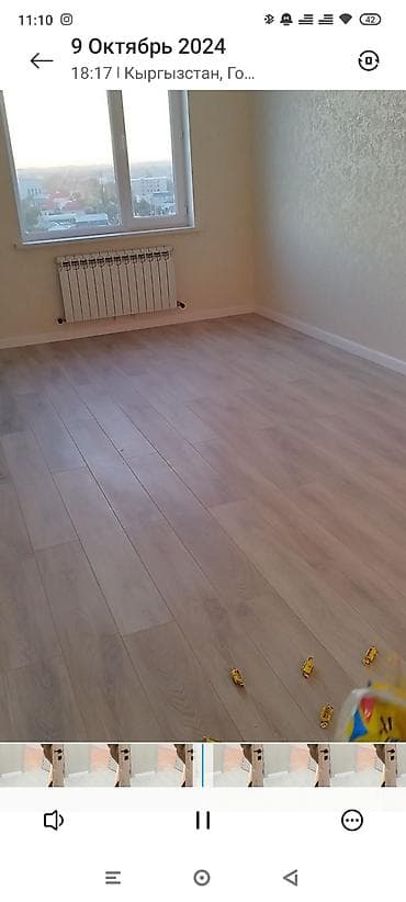 Квартиры: 1 комната, 43 м², Аламедин-1 мкр Свежий ремонт — 4