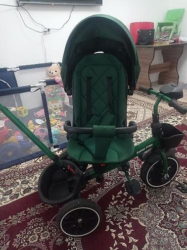 Детский транспорт: Детский трехколесный велосипед-коляска Status Trike, цвет — 2