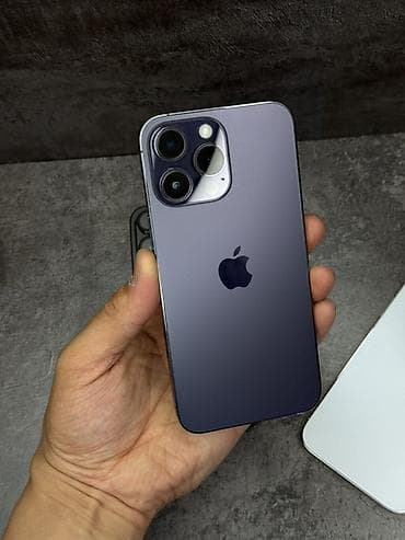IPhone 14 Pro, Б/у, 256 ГБ, Deep Purple, Коробка, В рассрочку, 94 %