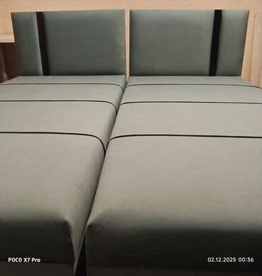 Кровати: Односпальная кровать, Новый, С мягкой обивкой, длина - 2000 см — 2