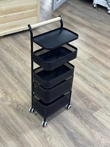 круг поворотный: Тележка-органайзер на колесах, Железо — 2
