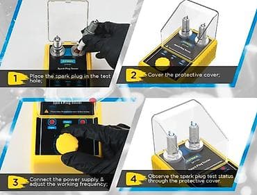 свечной ключ: Тестер свечей зажигания AUTOTOOL SPT101 — автоматический стенд для — 4