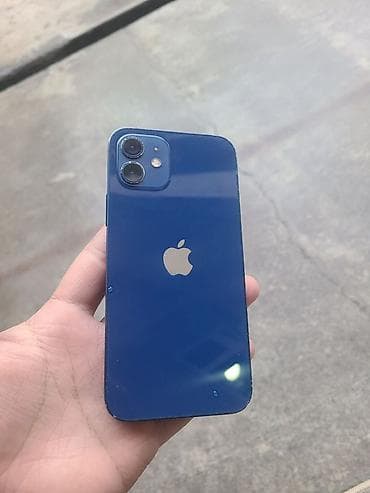 iphone 12 64: IPhone 12, Б/у, 64 ГБ, Синий, Чехол, 74 % — 1