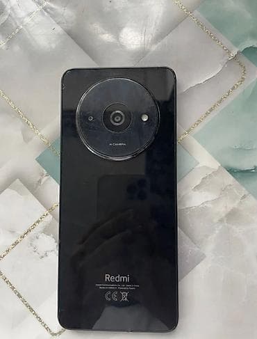 Redmi, Redmi A3, Б/у, 64 ГБ, цвет - Черный, 2 SIM