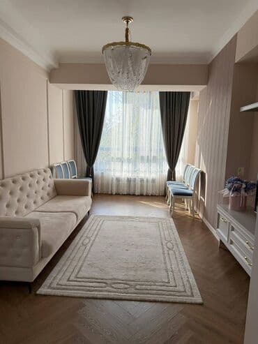 снять квартиру в кара балте: 2 комнаты, 62 м², Элитка, 3 этаж, Дизайнерский ремонт — 2