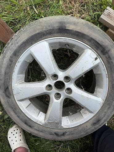r18 22545: Колеса в сборе 235 / 55 / R 18, Лето, Б/у, 1 шт, Литые, отверстий - 5 — 1