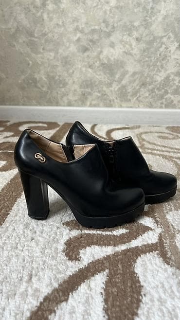 Ботинки и ботильоны: Туфли-ботильоны GERONEA - Модель: черные женские ботильоны на высоком — 2