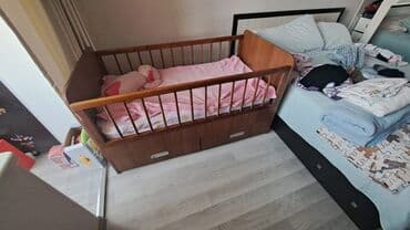 мебель в рассрочку в бишкеке: Продаётся детская кровать. длина 145 см, ширина 75 см. б/у — 2