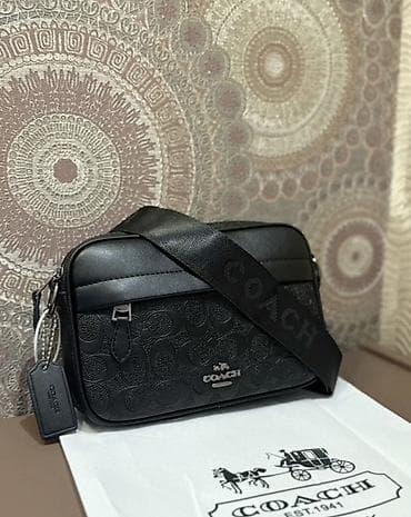 apple whatch: Барсетка, Coach, Застежка на молнии, Регулируемый ремень, Съёмный ремень, Новый — 1