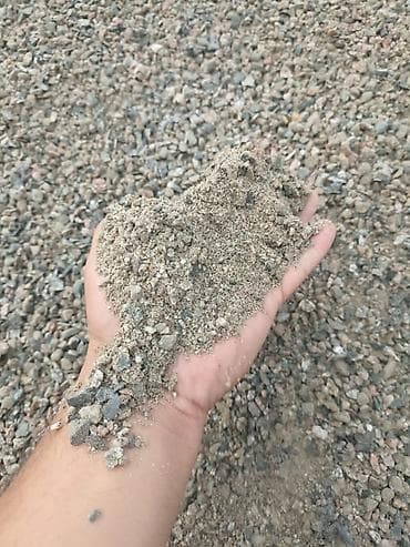 цемени: Смесь щебень и отсев, Чистая, Для бетона, Камаз — 3