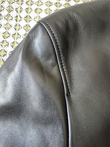 гусиный: Кожаная куртка, Классическая модель, Натуральная кожа, С утеплителем, 5XL — 3