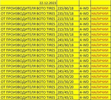 купить резину зимнюю в рассрочку: Новое поступление от марки Бото 
Звоните или напишите на вотсап — 10